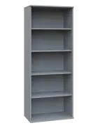 TN 5 - 7N kancelářská skříň, nika, 1822x720x400, šedá